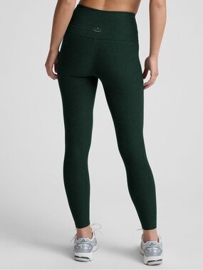 Beyond Yoga Spacedye Full Length Dark Green Heather High-Waist Leggings